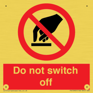 Do not switch off 